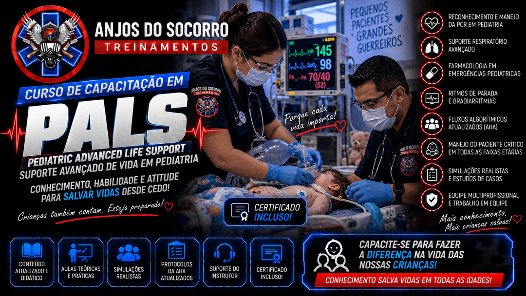 Capa do curso CURSO PALS: SUPORTE AVANÇADO DE VIDA EM PEDIATRIA